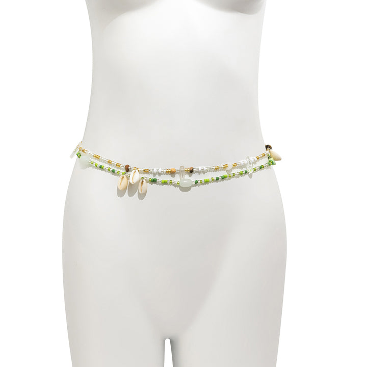 Sexy Shell Beaded Rice Beads Layered Body Chain