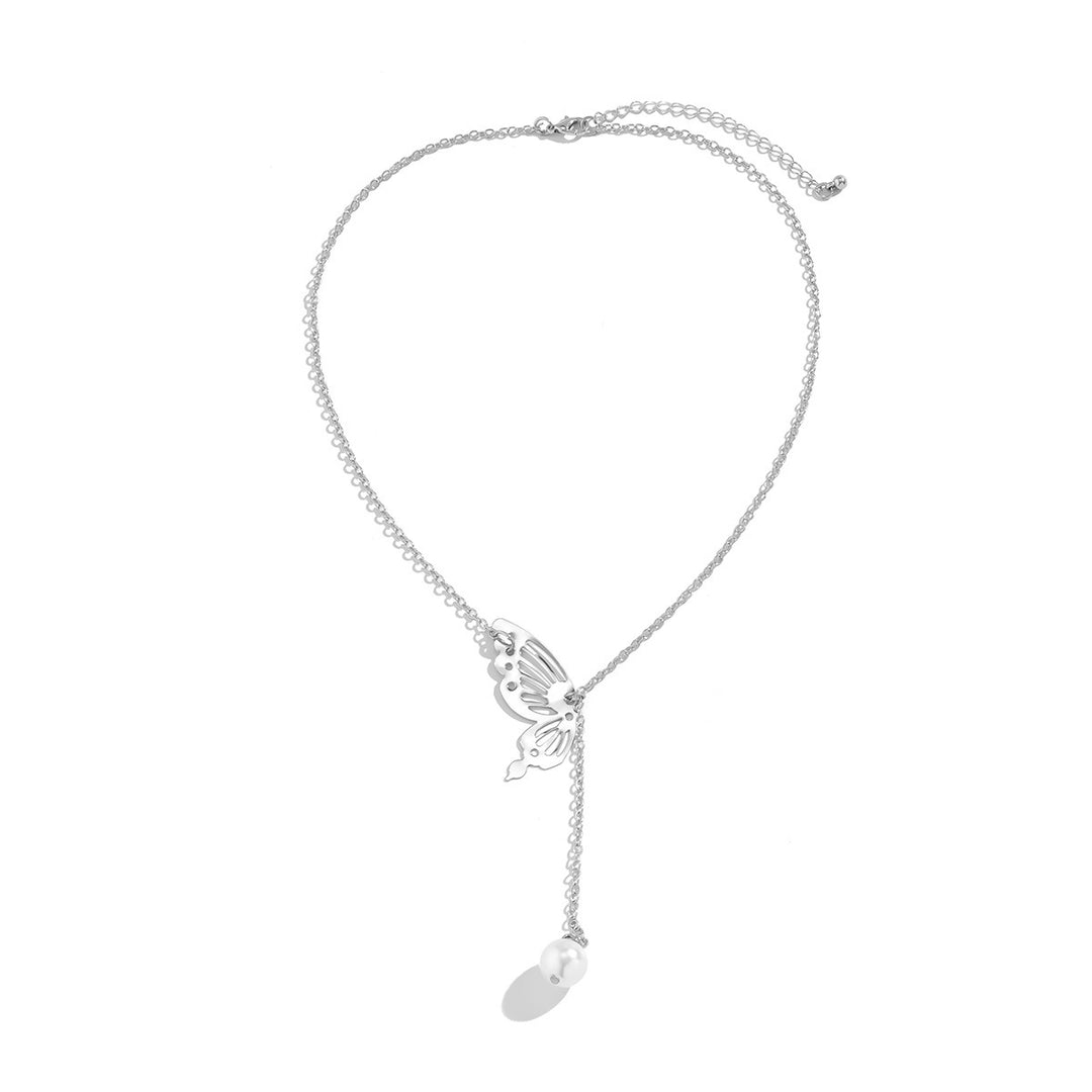 Imitation Pearl Pendant Temperament Back Chain Body Chain