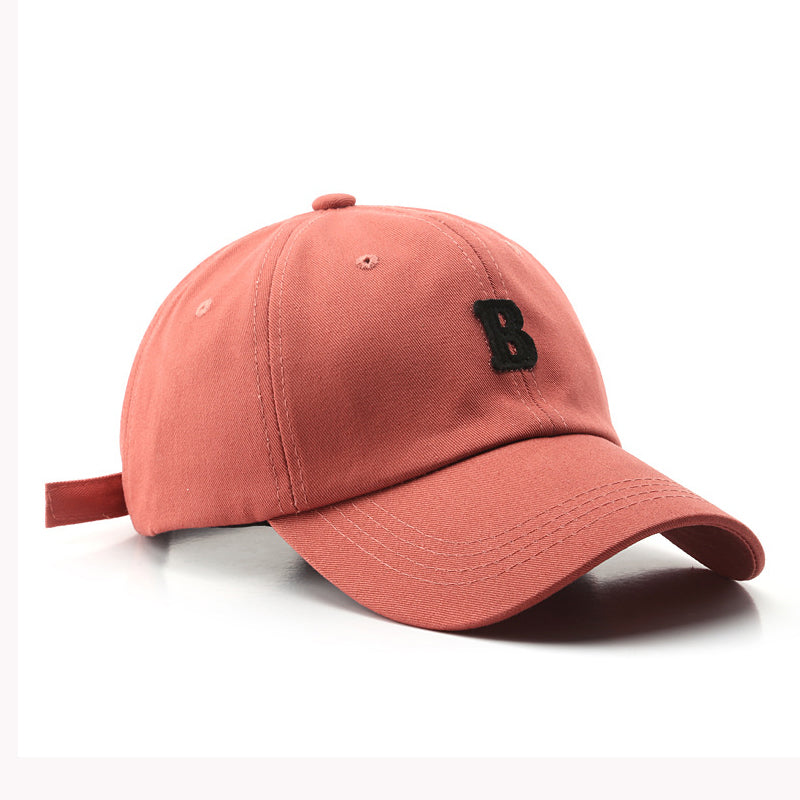 Letter embroidery curved brim caps outdoor men's sports travel baseball caps women's sun-proof sunshade