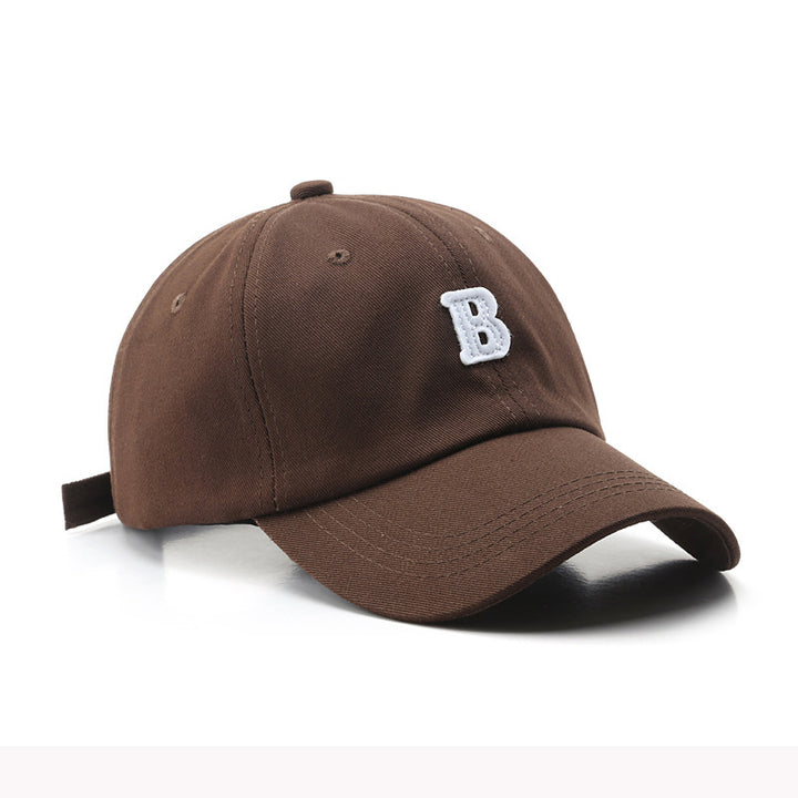 Letter embroidery curved brim caps outdoor men's sports travel baseball caps women's sun-proof sunshade