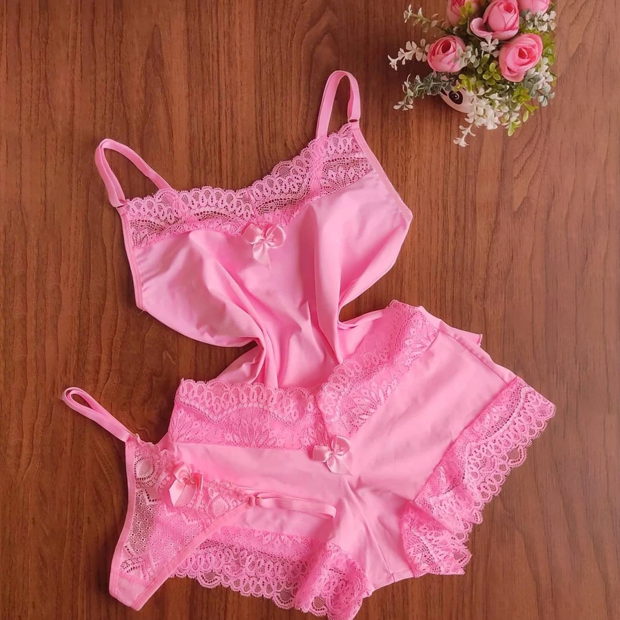 Three-piece pajamas and home wear women's underwear