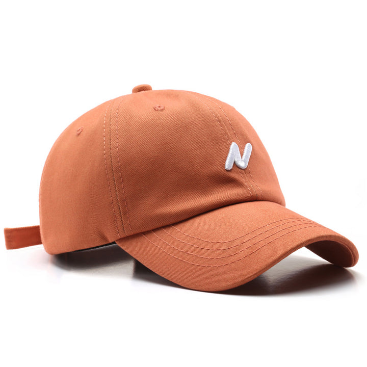 Letter Embroidered Soft Top Cap Spring/Summer Outdoor Men's Casual Sunscreen Sunshade Women's Baseball Cap