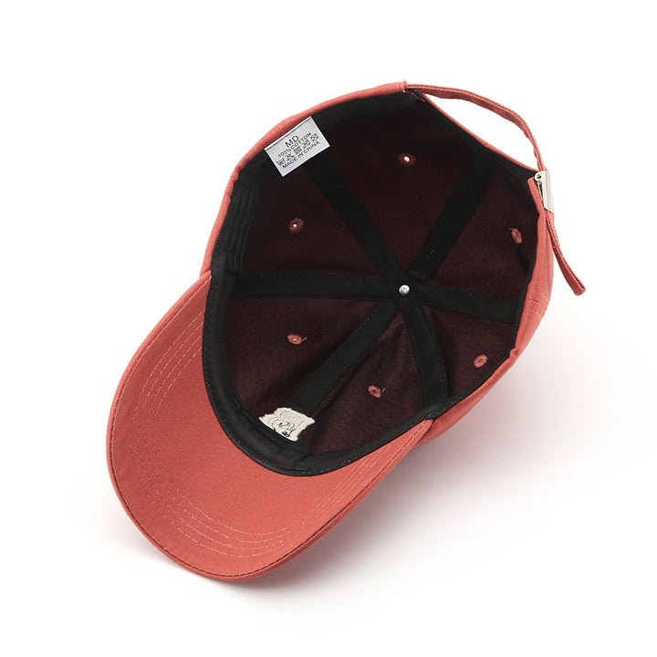 Letter embroidery curved brim caps outdoor men's sports travel baseball caps women's sun-proof sunshade