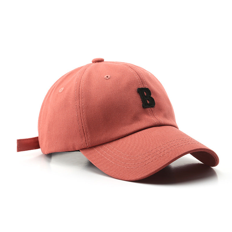 Letter embroidery curved brim caps outdoor men's sports travel baseball caps women's sun-proof sunshade